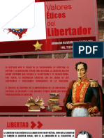 Los Valores Eticos de Simon Bolivar