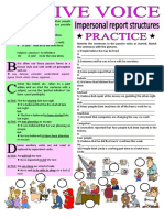 Passive Voice It Is Saidhe Is Said To Be Grammar Drills Grammar Guides 87342