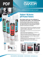 Oakton 50 Series PH Pocket Testers: New Design Stands Up To The Challenges of Measuring Water Quality-Even Stands Upright