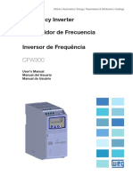 WEG CFW300 User Manual 10003325037 en Es PT PDF