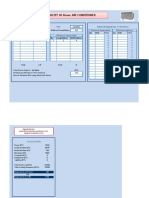 Calculate Capacity of Room Air Conditioner: Room Detail Unit Electrical Appliances in The Room