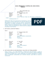 Plan COVID-19 Primera Revisión