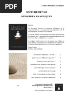 Lecture Des Memoires Akashiques