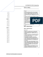 D 2. C 3. C 4. D 5. B 6. D 7. A 8. D: Fce Practice Test 6: Answer Key PAPER 1: Reading PAPER 2: Writing