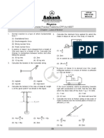 Physics: Chapter - Laws of Motion Chapterwise Practise Problems (CPP) For NEET