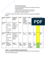 STFC Objectives and Targets SHE Plan