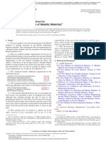 Brinell Hardness of Metallic Materials: Standard Test Method For