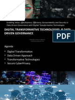 Digital Transformative Technologies & Data Driven Governance