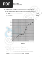 Edbase Dhanmondi: Edx Olp Worksheet 1 - Motion and Graphs: (1 Mark) (1 Mark)