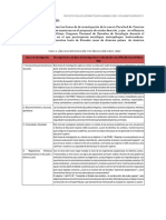 Líneas de Investigación FCSH PDF