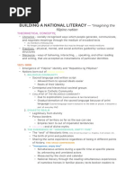 Building A National Literacy: Imagining The Filipino Nation