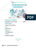 Tarea 3 de Operadores Logísticos