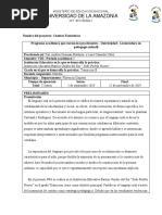 Universidad de La Amazonia: Ministerio de Educación Nacional NIT: 891190346-1