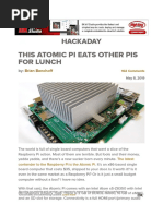 This Atomic Pi Eats Other Pis For Lunch: Hackaday