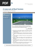 2014.11.18 - A Long Look at Short-Termism - Questioning The Premise