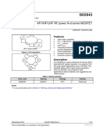 HF/VHF/UHF RF Power N-Channel MOSFET: Features