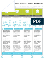 Six Strategies For Effective Learning Bookmarks: Elaboration Elaboration Elaboration Elaboration