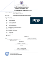 Department of Education: Paniqui North District A Project Proposal For Innovation