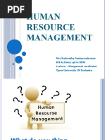 Human Resource Management