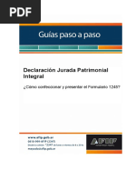 Instructivo DDJJ Patrimonial