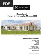 Maxim Panel Design Construction Manual 2008