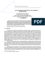 (17344492 - International Journal of Applied Mechanics and Engineering) Analysis of Brace Stiffness Influence On Stability of The Truss PDF