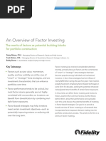 Fidelity Overview of Factor Investing