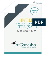 Soal INTENSIF 2.0 TPS DR - Ganesha PDF