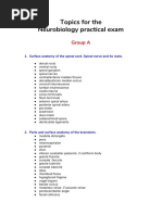 Neuroanatómia Vizsgatételek A És B Csoport Képletekkel HZ EN