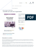 Travailler Son Sens de L'organisation - Fiche Pratique PDF À Télécharger