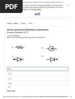 Series and Shunt Resistance - Questions - 3.2 Solar Cell Performance - ET3034x Courseware - Edx