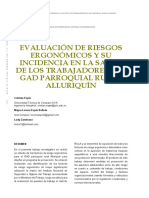 Dialnet EvaluacionDeRiesgosErgonomicosYSuIncidenciaEnLaSal 6312418 PDF