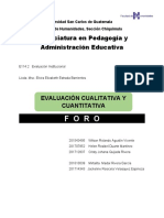 Tipos de Evaluación