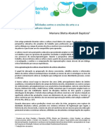 Módulo 3 Relações e Possibilidades Entre o Ensino Da Arte e A Perspectiva Da Cultura Visual PDF