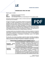 Circular Inicio de Actividades Académicas Estudiantes Pre y Posgrado 2020 Ii PDF