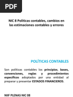 NIC 8 Políticas Contables