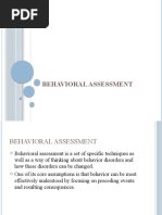 4 Behavioral Assessment