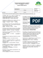 Matemáticas, Fluidos, Calor y Electricidad Primer Parcial