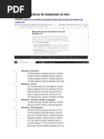 Claves Genericas de Windows 10 Pro