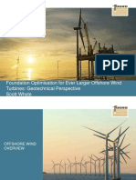 Foundation Optimisation For Ever Larger Offshore Wind Turbines - Geotechnical Perspective