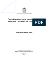 La Corte Interamericana y Protección de Derechos Laborales Colombianos