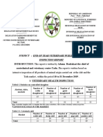 End o F Year Inspection Report 2019