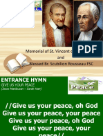 Memorial of St. Vincent de Paul