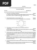 18ELE24 QP Code: A Summer Semester (preparatory-III) B, Tech Programme Examination Aug-2019 Basic Electrical Engineering Time: 3hrs Max Marks: 100