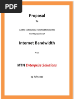 Internet Proposal For Climax Communicatons Nig. LTD PDF