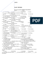 Tenses 1. A. Present and Past Tenses: I. Some Grammatical Points