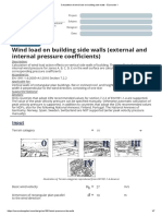 Calculation of Wind Load On Building Side Walls - Eurocode 1