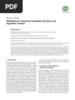 Multiobjective Simulated Annealing Principles and A