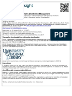 International Journal of Retail & Distribution Management: Article Information