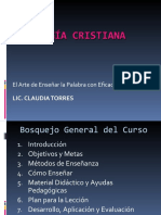 Pedagogía Cristiana